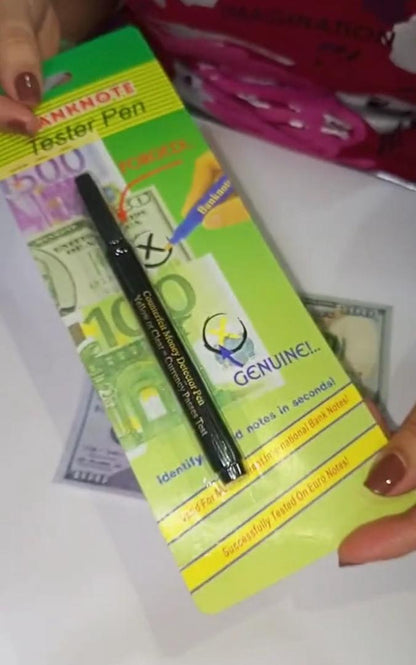 قلم كشف الأوراق المزورة – أداة دقيقة لفحص النقود والوثائق